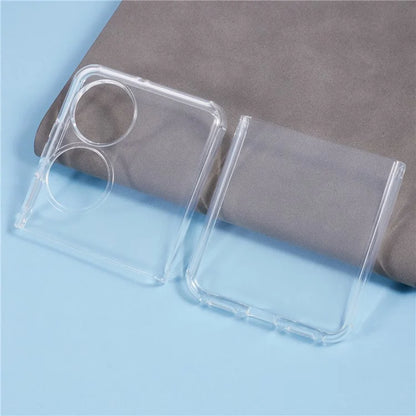 For Huawei Pocket 2 Clear Case Two-Piece Design Anti-Scratch TPU Phone Cover