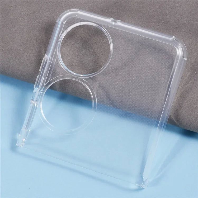 For Huawei Pocket 2 Clear Case Two-Piece Design Anti-Scratch TPU Phone Cover