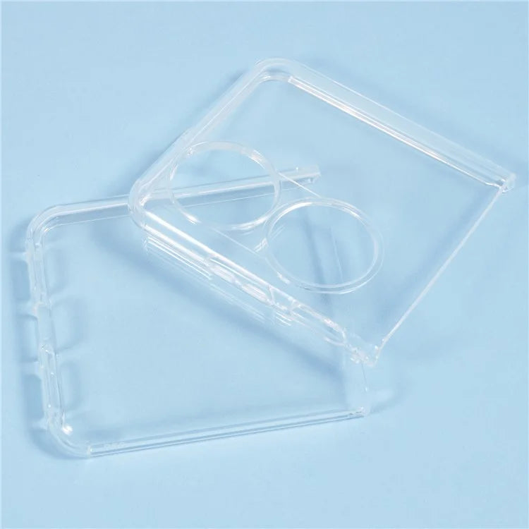 For Huawei Pocket 2 Clear Case Two-Piece Design Anti-Scratch TPU Phone Cover