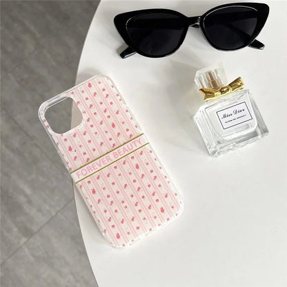 For iPhone 15 Case IMD Floral Pattern Back Protector TPU Phone Cover