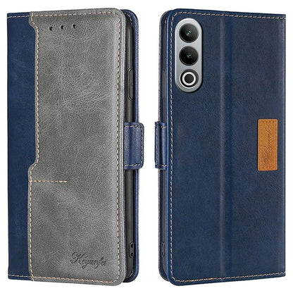 For OnePlus Nord CE4 5G Wholesale Phone Cases Color Splicing Leather Wallet Cover