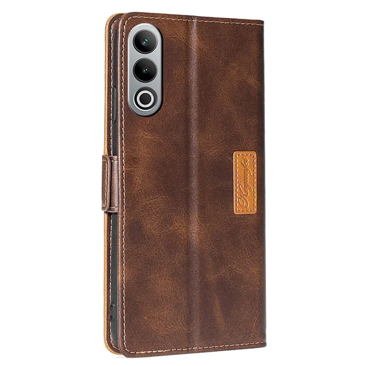 For OnePlus Nord CE4 5G Wholesale Phone Cases Color Splicing Leather Wallet Cover