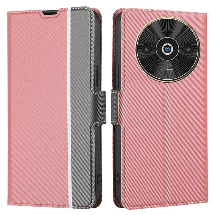 For Xiaomi Redmi A3 Case Card Holder Twill Texture Leather Protective Cell Phone Cover