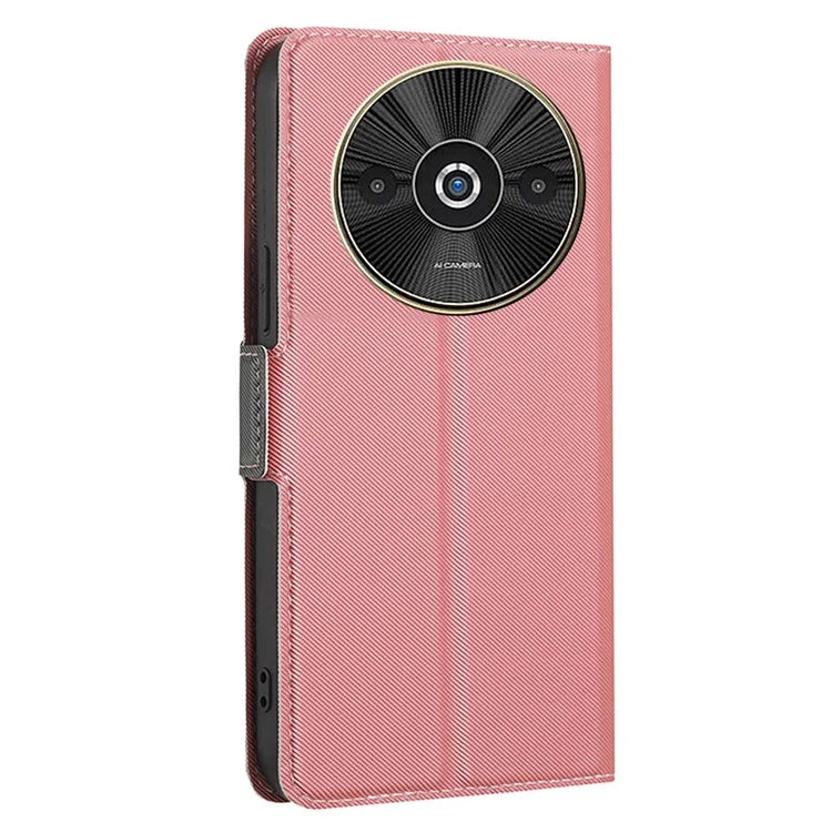 For Xiaomi Redmi A3 Case Card Holder Twill Texture Leather Protective Cell Phone Cover