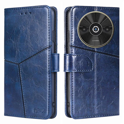 For Xiaomi Redmi A3 / Poco C61 4G Case Geometric PU Leather Card Slots Folding Stand Phone Cover