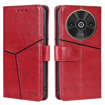 For Xiaomi Redmi A3 / Poco C61 4G Case Geometric PU Leather Card Slots Folding Stand Phone Cover