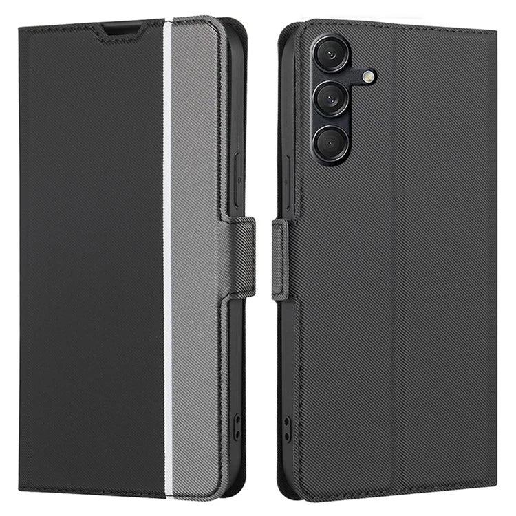 For Samsung Galaxy M55 5G / C55 5G / F55 5G Twill Texture Case Card Slots Leather Protection Phone Cover