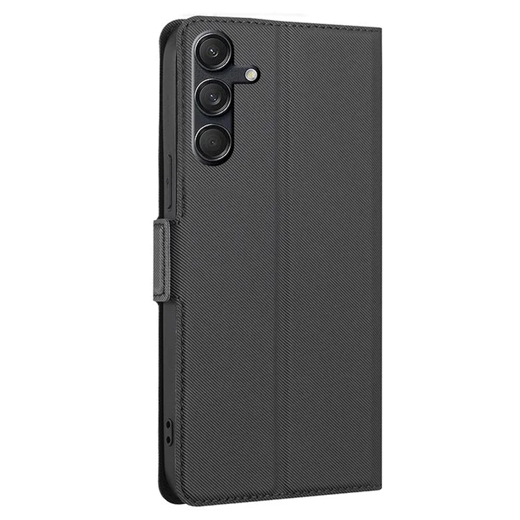 For Samsung Galaxy M55 5G / C55 5G / F55 5G Twill Texture Case Card Slots Leather Protection Phone Cover