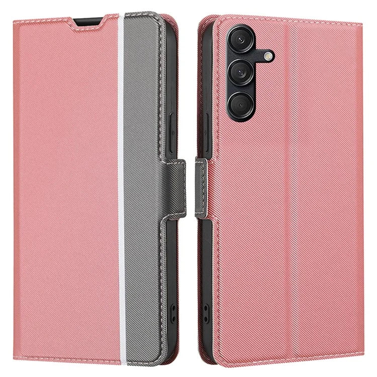 For Samsung Galaxy M55 5G / C55 5G / F55 5G Twill Texture Case Card Slots Leather Protection Phone Cover