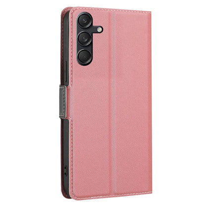 For Samsung Galaxy M55 5G / C55 5G / F55 5G Twill Texture Case Card Slots Leather Protection Phone Cover