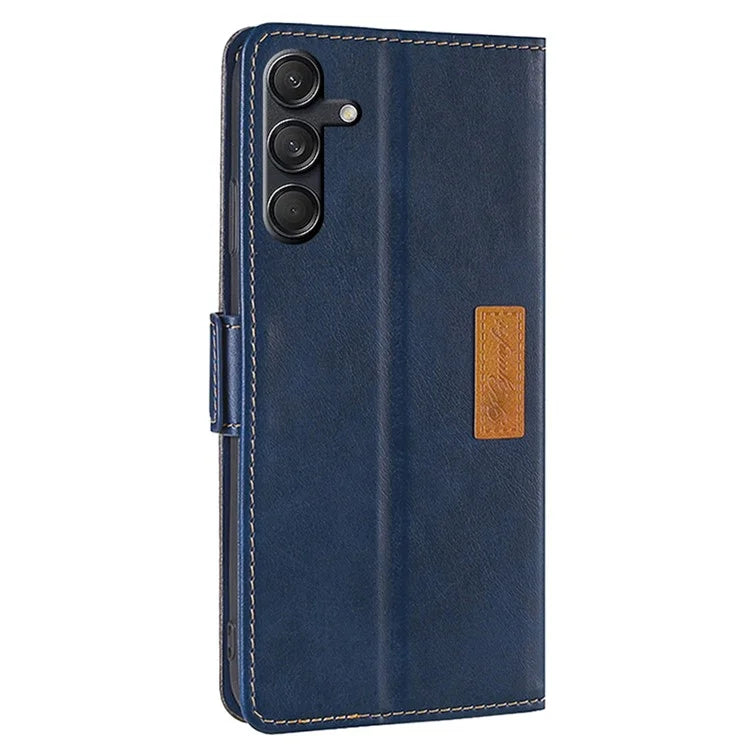 For Samsung Galaxy M55 5G / C55 5G / F55 5G Case Dual Color Splicing Leather Wallet Phone Cover