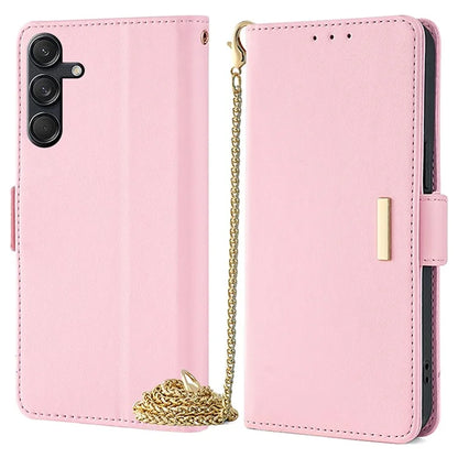 For Samsung Galaxy M55 5G / C55 5G / F55 5G Cover RFID Blocking Phone Wallet Protective Shell with 2 Straps