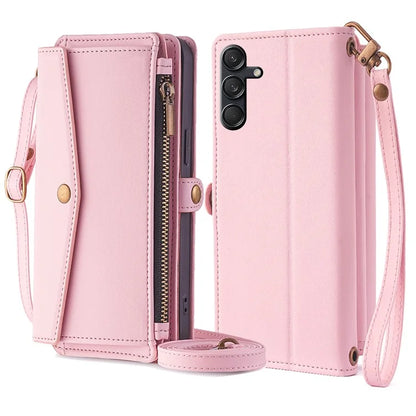 For Samsung Galaxy M55 5G / C55 5G / F55 5G Stand Case with 6 Card Slots Leather Wallet Handbag Phone Cover