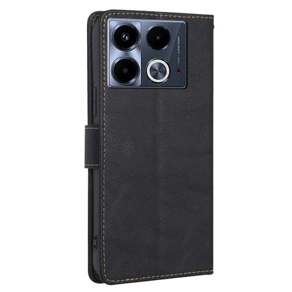 For Infinix Note 40 Case RFID Blocking Leather Flip Magnetic Clasp Phone Cover