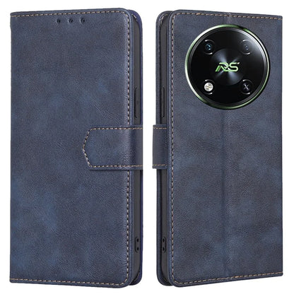 For itel RS4 4G Wallet Case Magnetic Clasp Leather Phone Cover with RFID Blocking