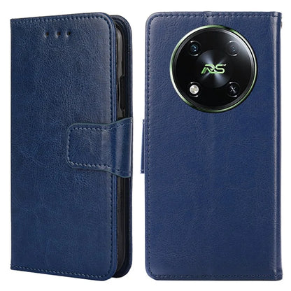 For itel RS4 4G Case Leather Wallet Phone Cover with Viewing Stand 2 Card Holder