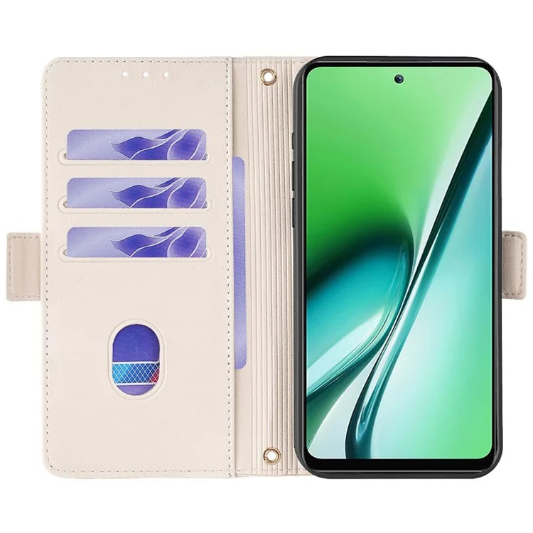 For itel RS4 4G Case with Shoulder Chain RFID Blocking Leather Phone Cover