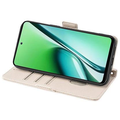 For itel RS4 4G Case with Shoulder Chain RFID Blocking Leather Phone Cover