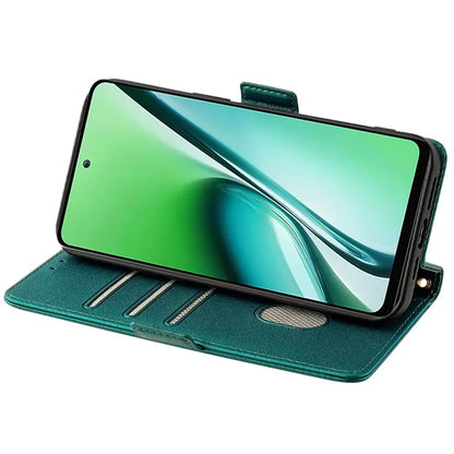 For itel RS4 4G Case with Shoulder Chain RFID Blocking Leather Phone Cover