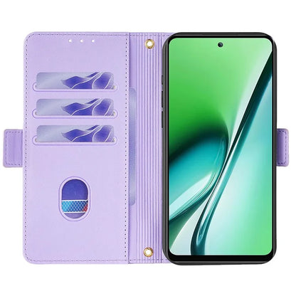 For itel RS4 4G Case with Shoulder Chain RFID Blocking Leather Phone Cover