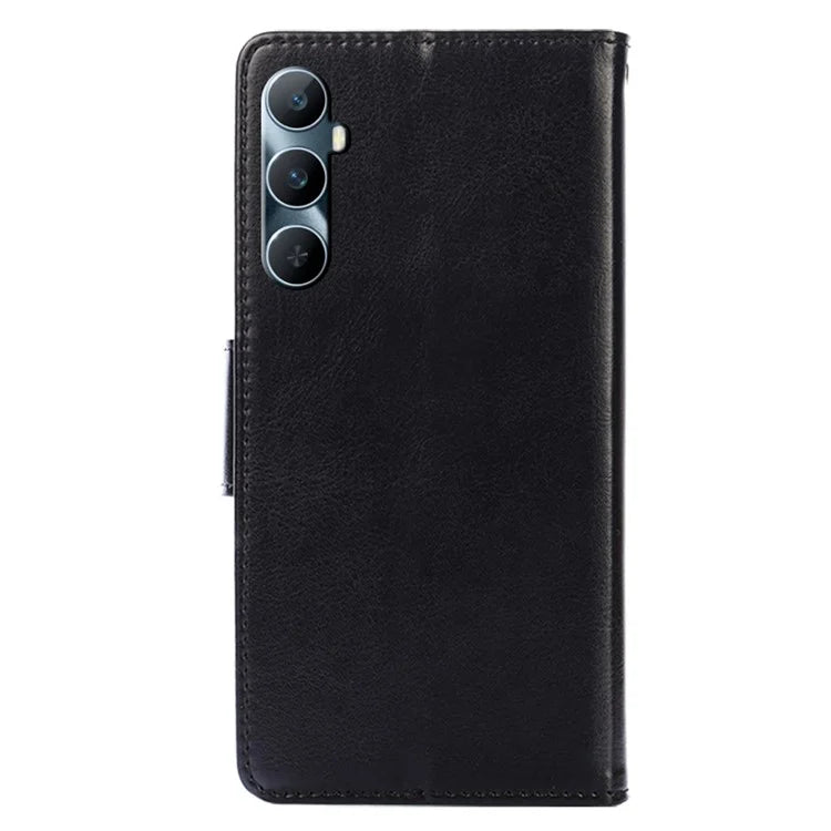 For Realme C65 4G Shockproof Case Leather Magnetic Flip Folio Stand Phone Cover