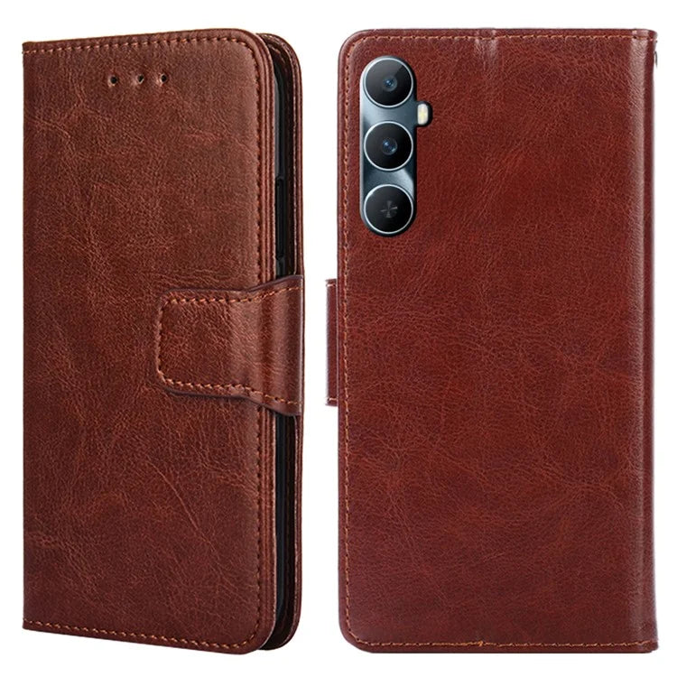 For Realme C65 4G Shockproof Case Leather Magnetic Flip Folio Stand Phone Cover