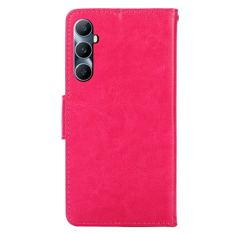 For Realme C65 4G Shockproof Case Leather Magnetic Flip Folio Stand Phone Cover