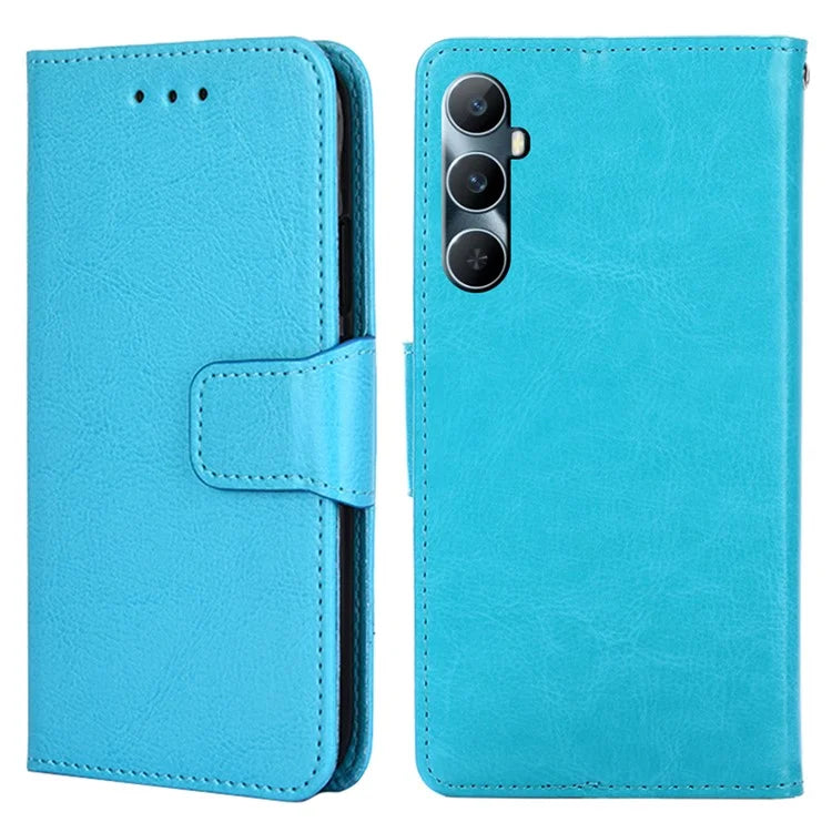 For Realme C65 4G Shockproof Case Leather Magnetic Flip Folio Stand Phone Cover