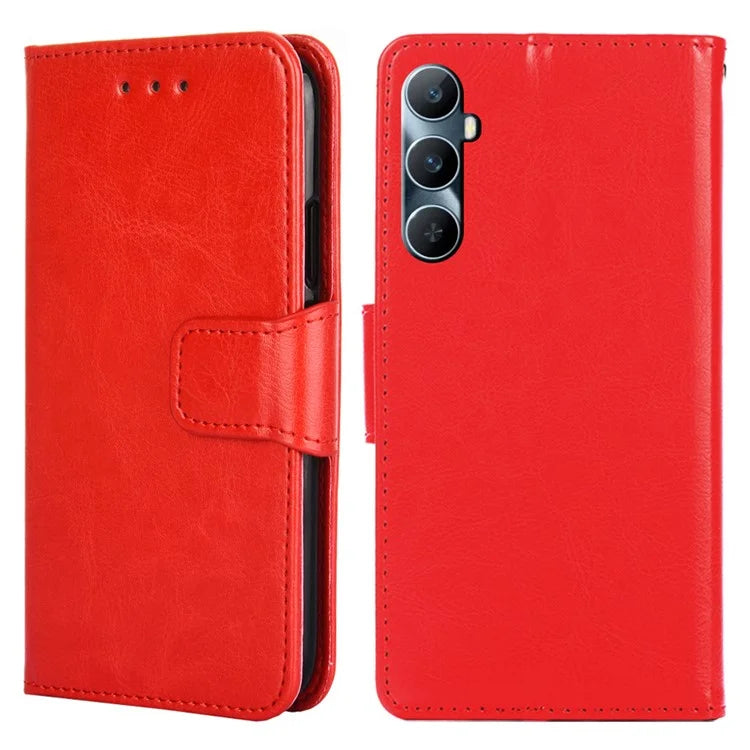 For Realme C65 4G Shockproof Case Leather Magnetic Flip Folio Stand Phone Cover