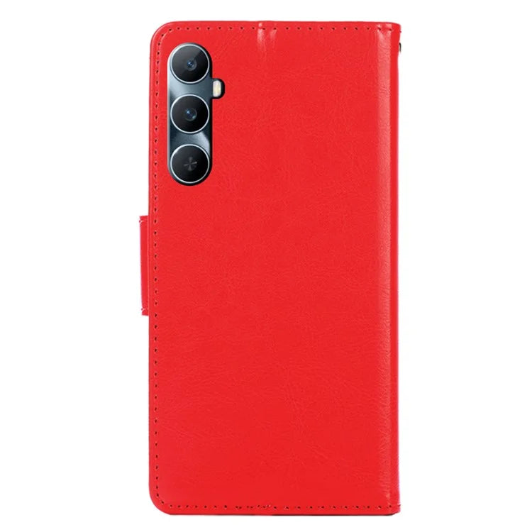 For Realme C65 4G Shockproof Case Leather Magnetic Flip Folio Stand Phone Cover