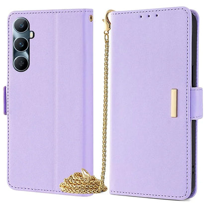 For Realme C65 4G Case RFID Blocking Wallet Card Holder Phone Cover with 2 Straps