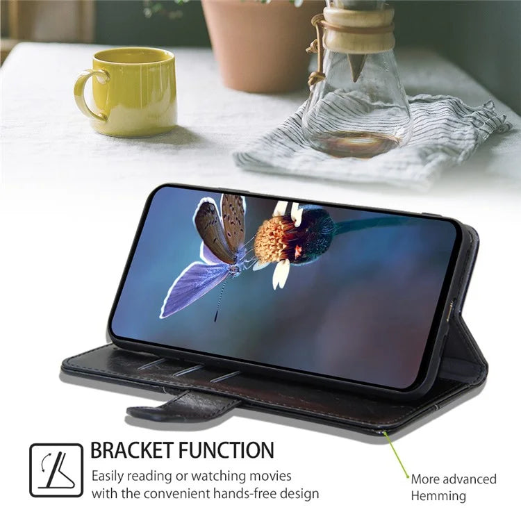 For Xiaomi Redmi Turbo 3 5G / Poco F6 5G Case Wallet Stand Leather Geometric Splicing Phone Cover