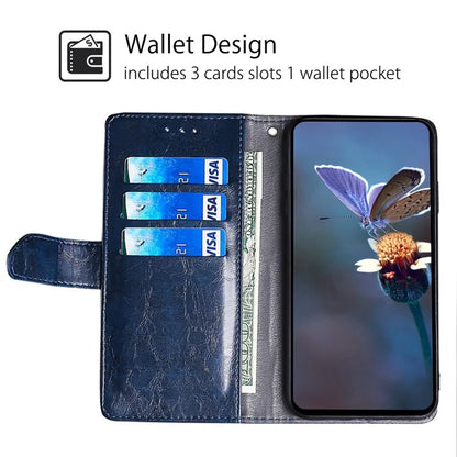 For Xiaomi Redmi Turbo 3 5G / Poco F6 5G Case Wallet Stand Leather Geometric Splicing Phone Cover
