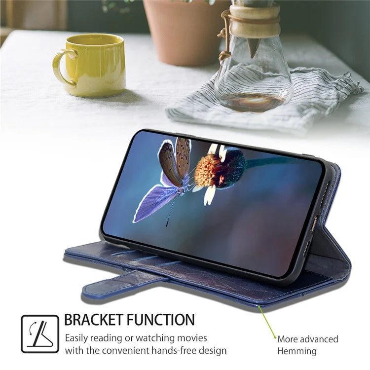 For Xiaomi Redmi Turbo 3 5G / Poco F6 5G Case Wallet Stand Leather Geometric Splicing Phone Cover