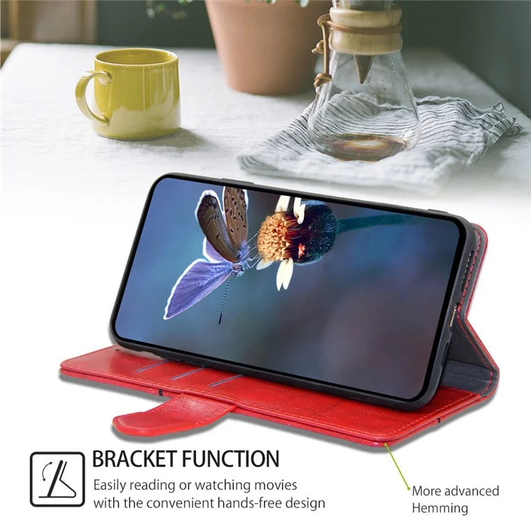 For Xiaomi Redmi Turbo 3 5G / Poco F6 5G Case Wallet Stand Leather Geometric Splicing Phone Cover