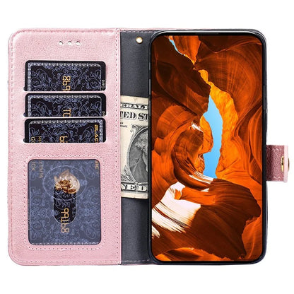 For Xiaomi Redmi Turbo 3 5G / Poco F6 5G Case PU Leather Card Holder Zipper Pocket Phone Cover with Wrist Strap