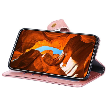 For Xiaomi Redmi Turbo 3 5G / Poco F6 5G Case PU Leather Card Holder Zipper Pocket Phone Cover with Wrist Strap