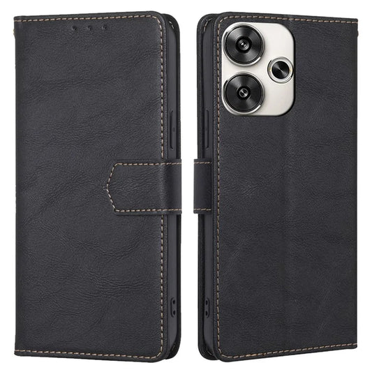 For Xiaomi Redmi Turbo 3 5G / Poco F6 5G Case RFID Blocking Leather Flip Phone Cover Magnetic Clasp