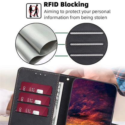 For Xiaomi Redmi Turbo 3 5G / Poco F6 5G Case RFID Blocking Leather Flip Phone Cover Magnetic Clasp