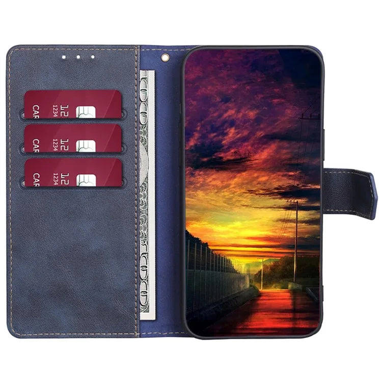 For Xiaomi Redmi Turbo 3 5G / Poco F6 5G Case RFID Blocking Leather Flip Phone Cover Magnetic Clasp