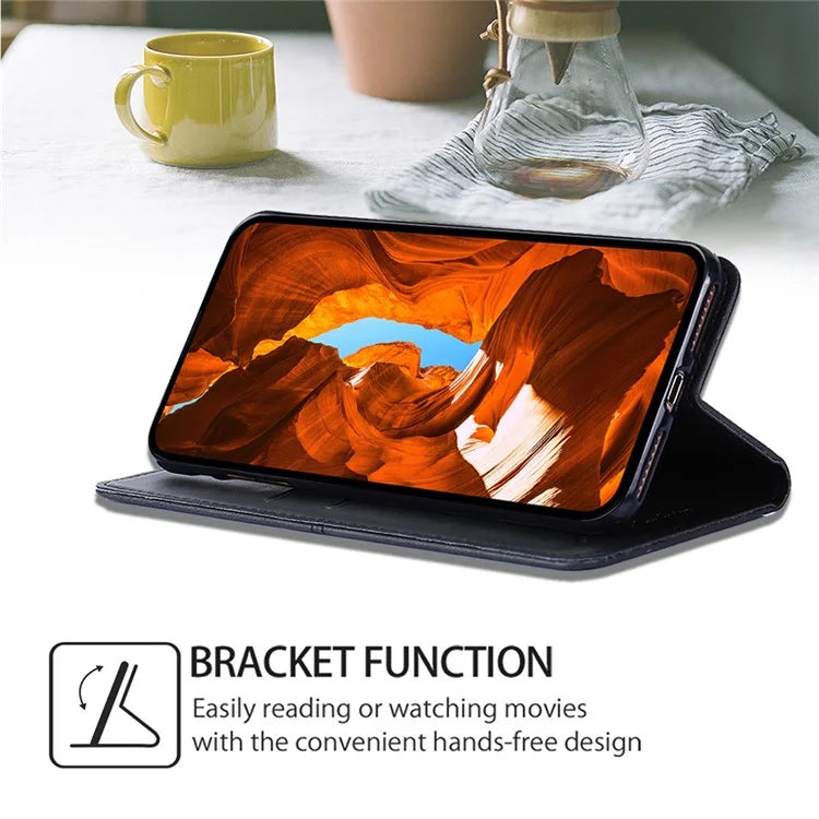 For Xiaomi Redmi Turbo 3 5G / Poco F6 5G Folio Case with Card Slots PU Leather Stand Magnetic Closure Phone Cover