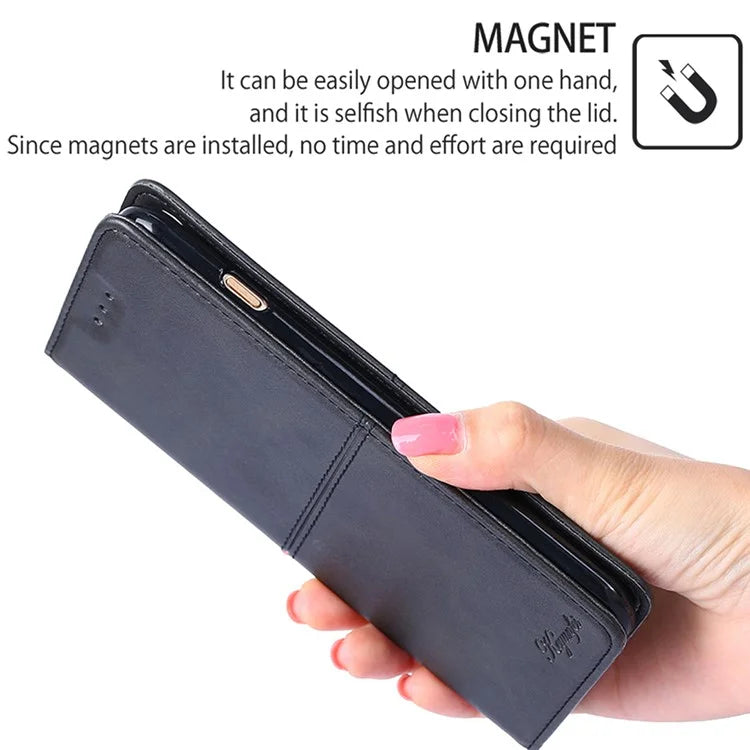 For Xiaomi Redmi Turbo 3 5G / Poco F6 5G Folio Case with Card Slots PU Leather Stand Magnetic Closure Phone Cover