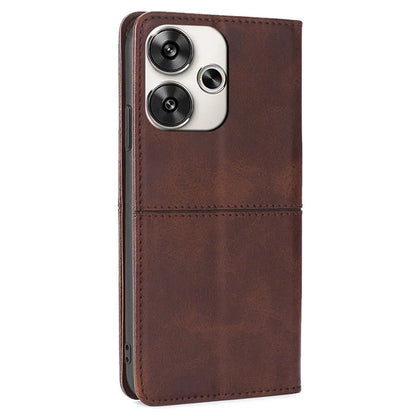 For Xiaomi Redmi Turbo 3 5G / Poco F6 5G Folio Case with Card Slots PU Leather Stand Magnetic Closure Phone Cover