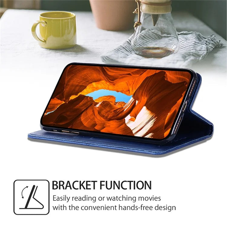 For Xiaomi Redmi Turbo 3 5G / Poco F6 5G Folio Case with Card Slots PU Leather Stand Magnetic Closure Phone Cover