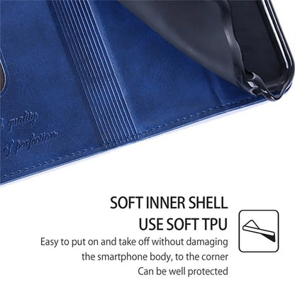 For Xiaomi Redmi Turbo 3 5G / Poco F6 5G Folio Case with Card Slots PU Leather Stand Magnetic Closure Phone Cover
