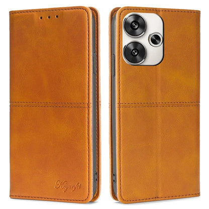 For Xiaomi Redmi Turbo 3 5G / Poco F6 5G Folio Case with Card Slots PU Leather Stand Magnetic Closure Phone Cover