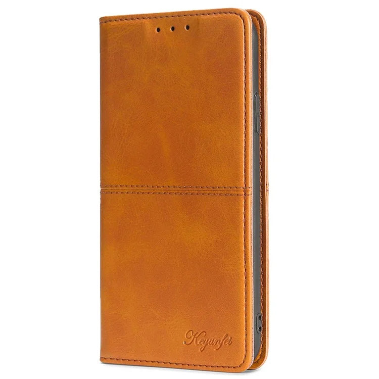 For Xiaomi Redmi Turbo 3 5G / Poco F6 5G Folio Case with Card Slots PU Leather Stand Magnetic Closure Phone Cover