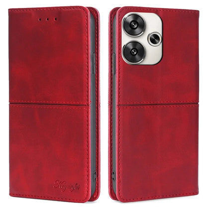 For Xiaomi Redmi Turbo 3 5G / Poco F6 5G Folio Case with Card Slots PU Leather Stand Magnetic Closure Phone Cover