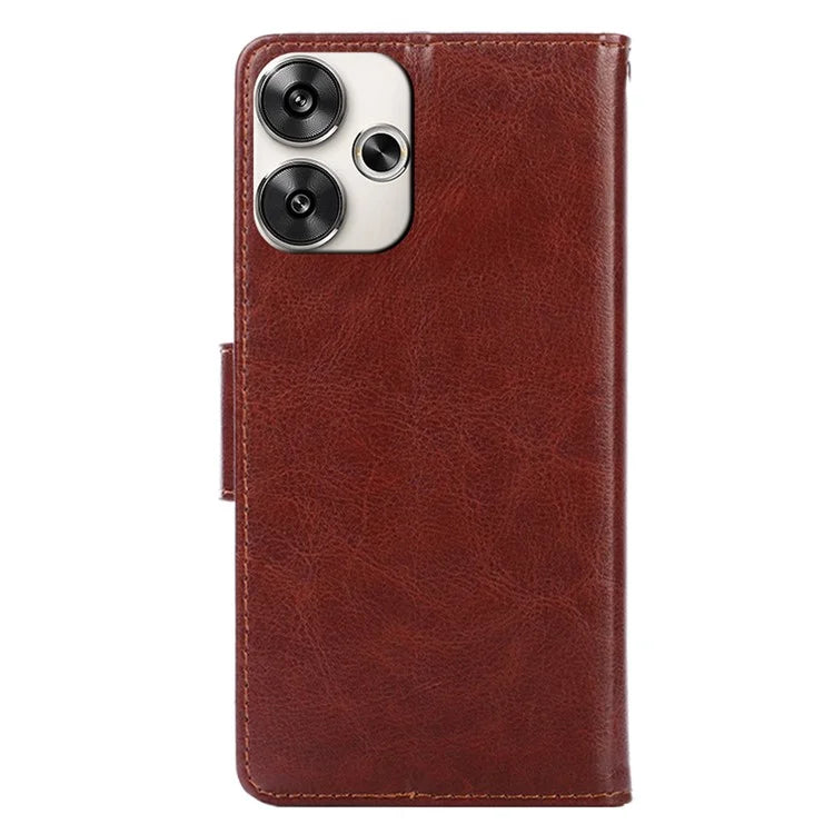 For Xiaomi Redmi Turbo 3 5G / Poco F6 5G Case Shockproof Leather Flip Folio Phone Cover