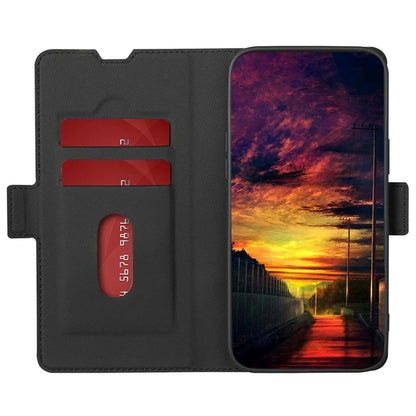 For Xiaomi Redmi Turbo 3 5G / Poco F6 5G Case Card Holder Twill Texture Leather Flip Phone Cover